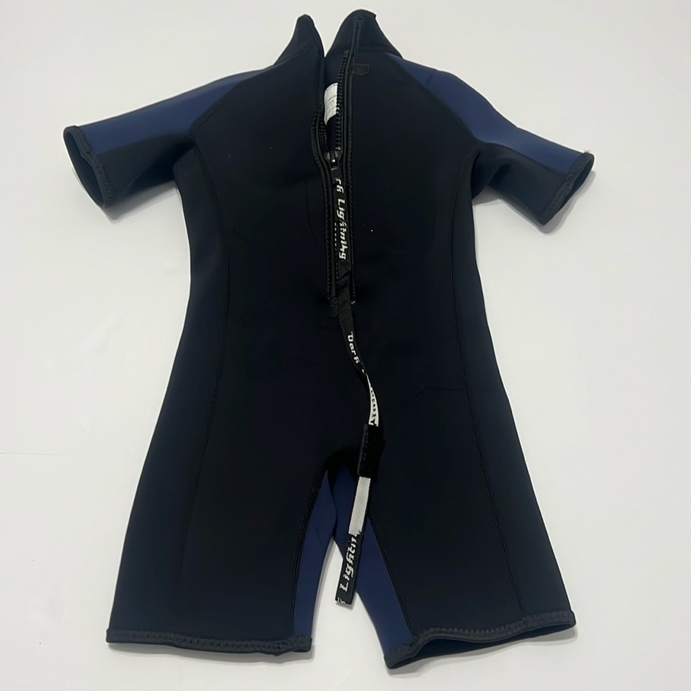 Kids Swim One Piece in Black and Blue
